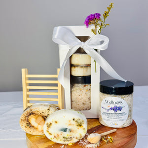 Bath Salts and Soaps Gift Box