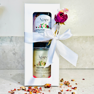 Healing Candle and Bath Gift Box