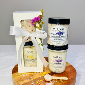Healing Candle and Bath Gift Box